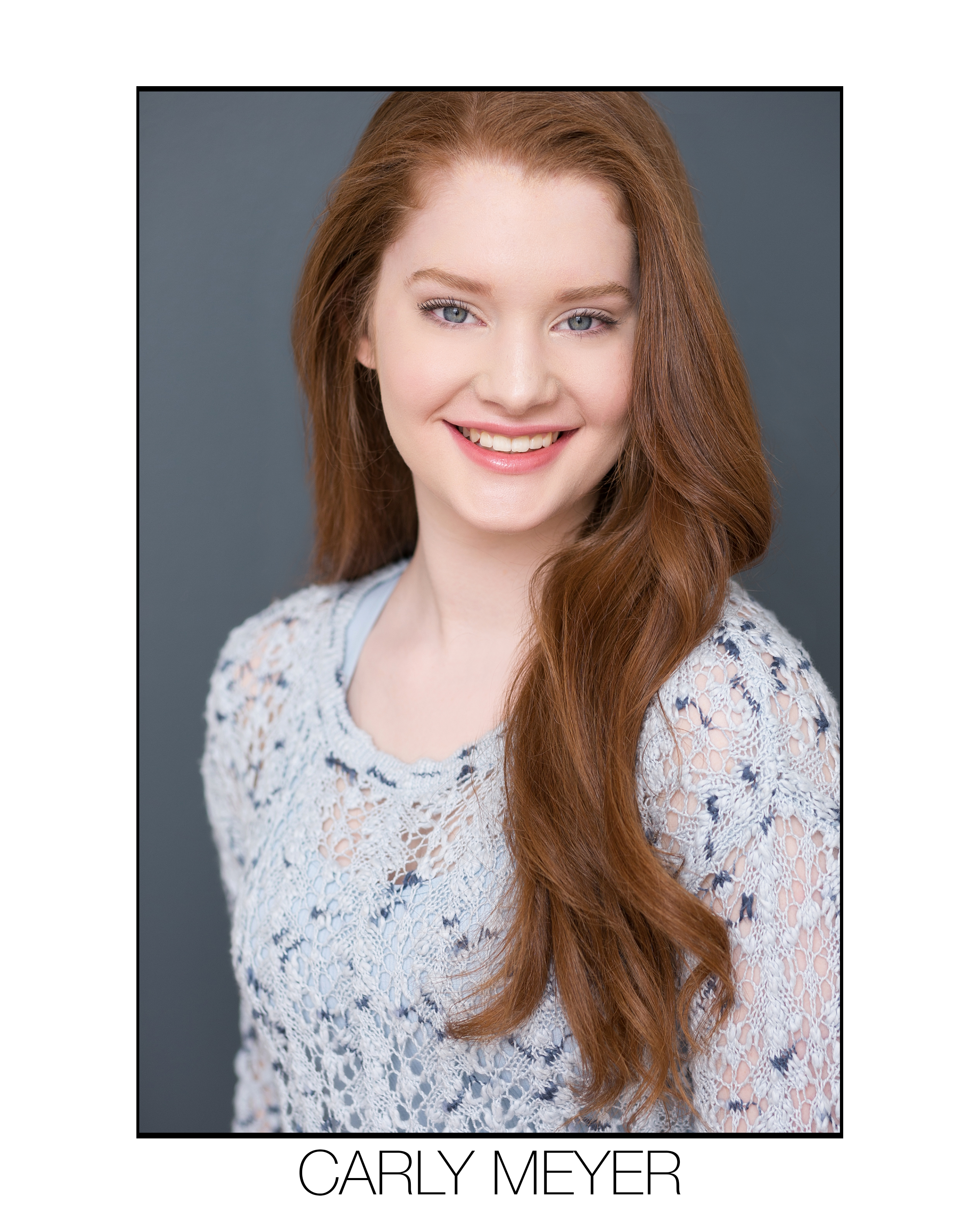 Carly Meyer – Winner, Best Actress Illinois High School Musical Theatre Award 2017 Trevor, The Musical at Writer’s Theatre
